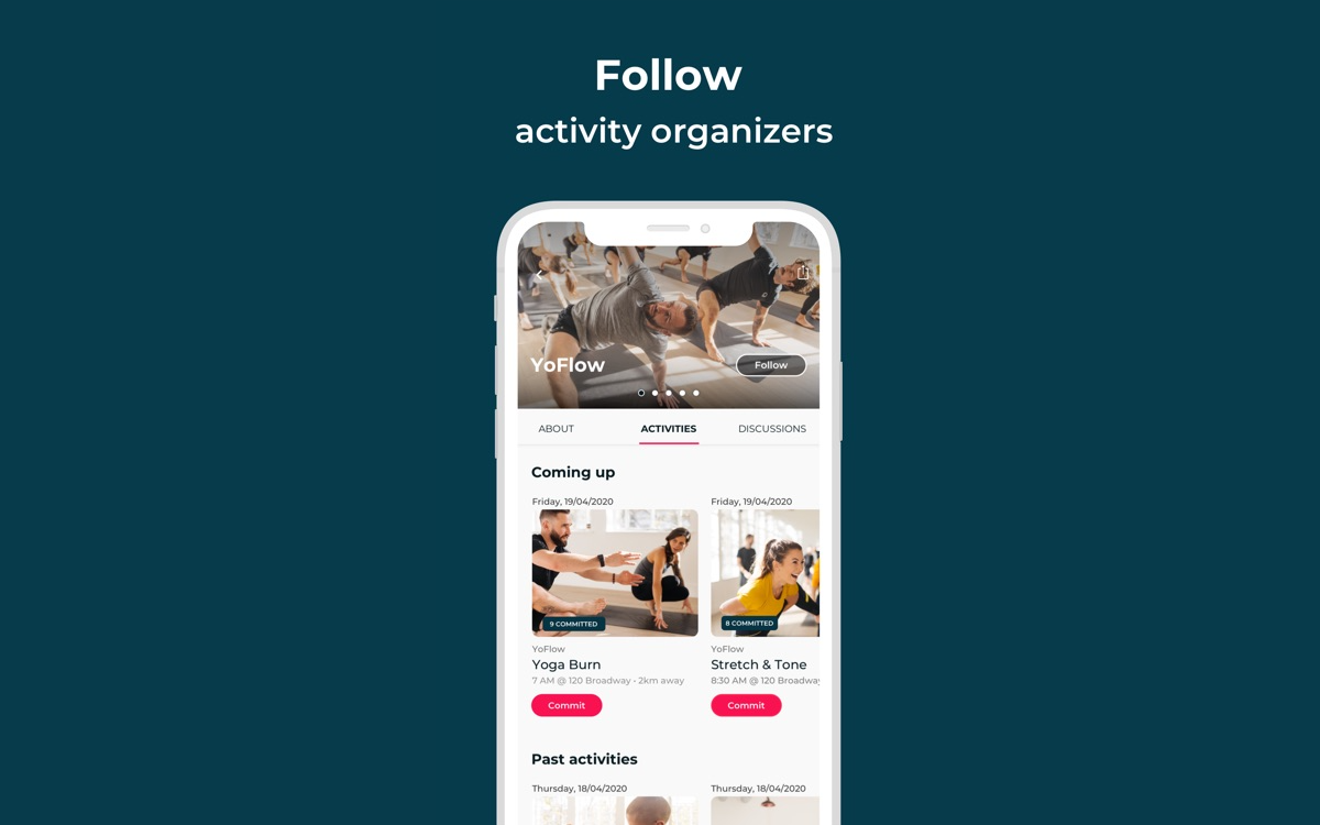 MyCrew — Follow activity organizers