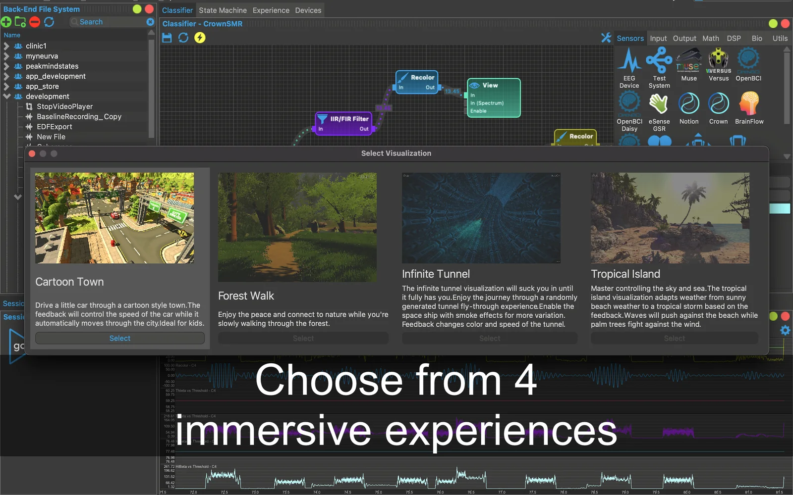 neuromore visualizations overview