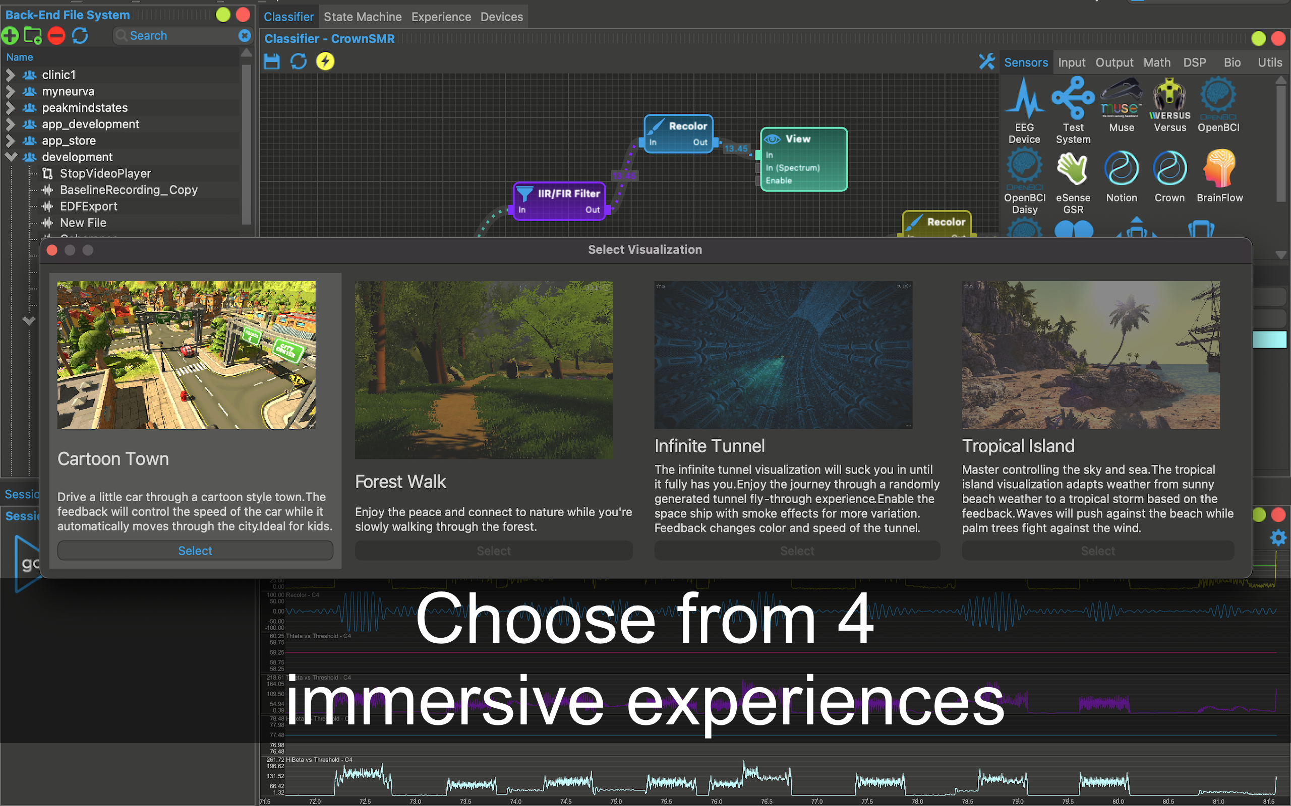 neuromore visualizations overview